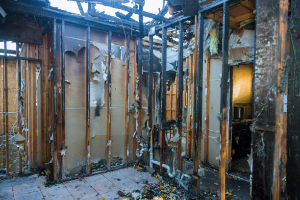 Professional Fire Damage Restoration technician working in Ralston, NE